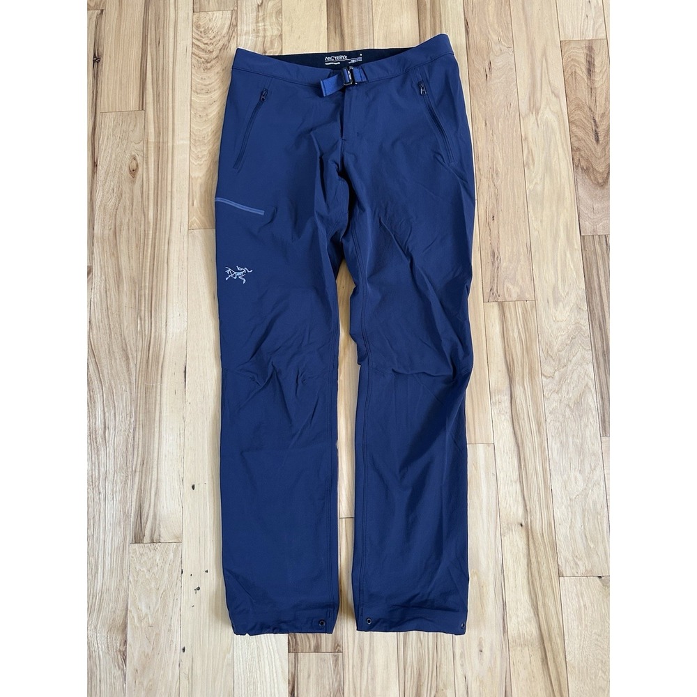 Arcteryx Gamma LT Pant Women's Size 6 Navy Softshell Hiking Outdoors Pants